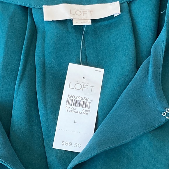 Loft halter neck swing dress hunter green - Picture 4 of 4